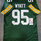 Green Bay Packers Devonte Wyatt Autographed Signed Jersey Jsa Coa