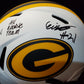 Green Bay Packers Eric Stokes Signed Insc Full Size Lunar Authentic Helmet Jsa