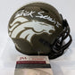Denver Broncos Patrick Surtain Ii Signed Salute To Service Mini Helmet Jsa Coa