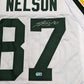 Green Bay Packers Jordy Nelson Autographed Signed Jersey Beckett Holo