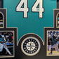 Framed Seattle Mariners Julio Rodriguez Autographed Signed Jersey Jsa Coa