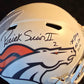 Denver Broncos Pat Surtain Ii Signed 2X Insc Replica Full Size Helmet Beckett