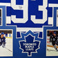Framed Toronto Maple Leafs Doug Gilmour Autographed Signed Jersey Jsa Coa