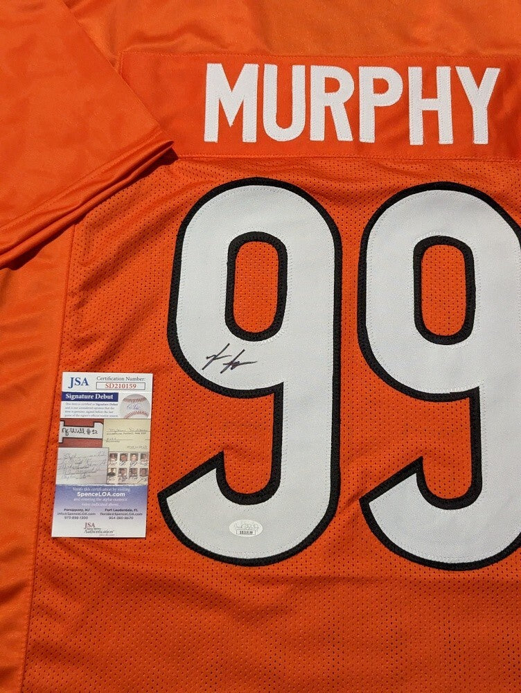 Cincinnati Bengals Myles Murphy Autographed Signed Jersey Jsa Coa
