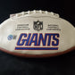 New York Giants Daniel Jones Autographed Signed Logo Football Beckett Holo