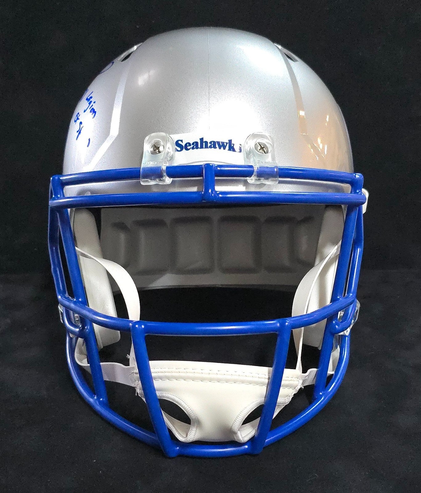 Seattle Seahawks Devon Witherspoon Signed Full Size Speed Rep T/B Helmet Bas