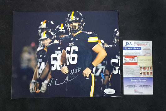 Neville Tigers Will Campbell Autographed Signed  8X10 Photo Jsa Coa