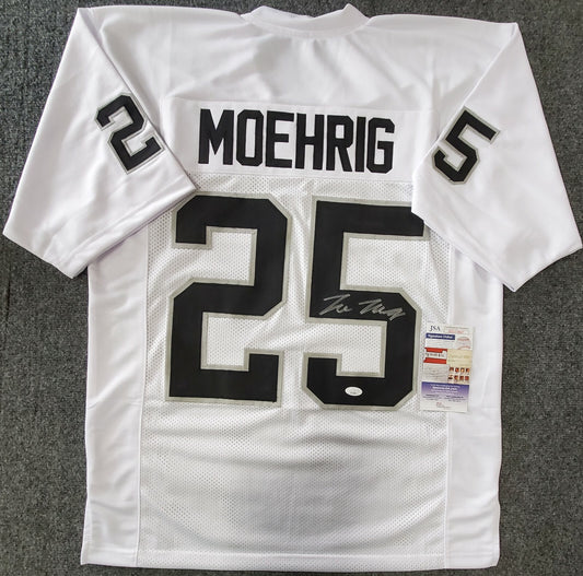 Las Vegas Raiders Tre'von Moehrig Autographed Jersey Jsa Coa