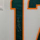 Framed Miami Dolphins Jaylen Waddle Autographed Signed Jersey Jsa Coa