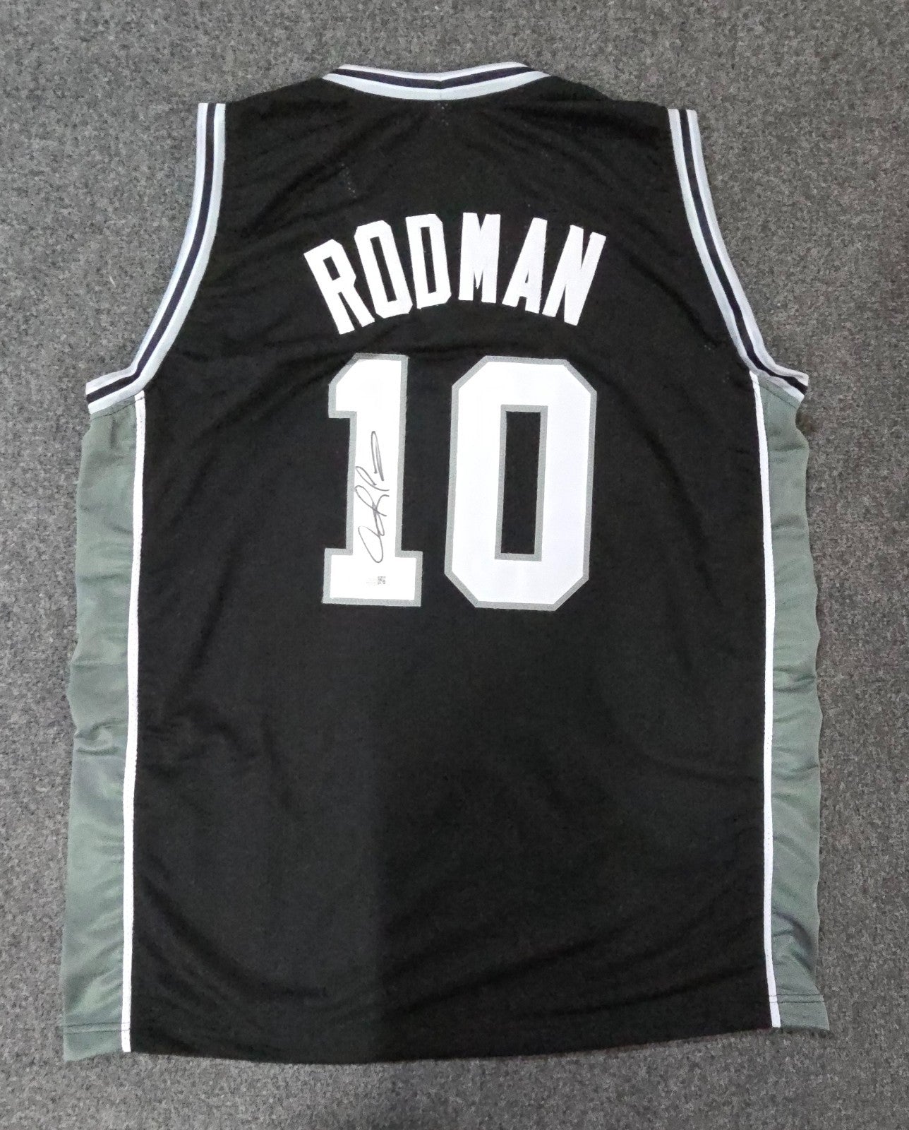 San Antonio Spurs Dennis Rodman Autographed Signed Jersey Jsa Holo