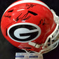 Tyson Campbell, Nakobe Dean, Nolan Smith Jr, Eric Stokes Uga Replica Helmet Jsa