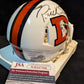 Denver Broncos Patrick Surtain Ii Signed White Throwback Mini Helmet Jsa Coa