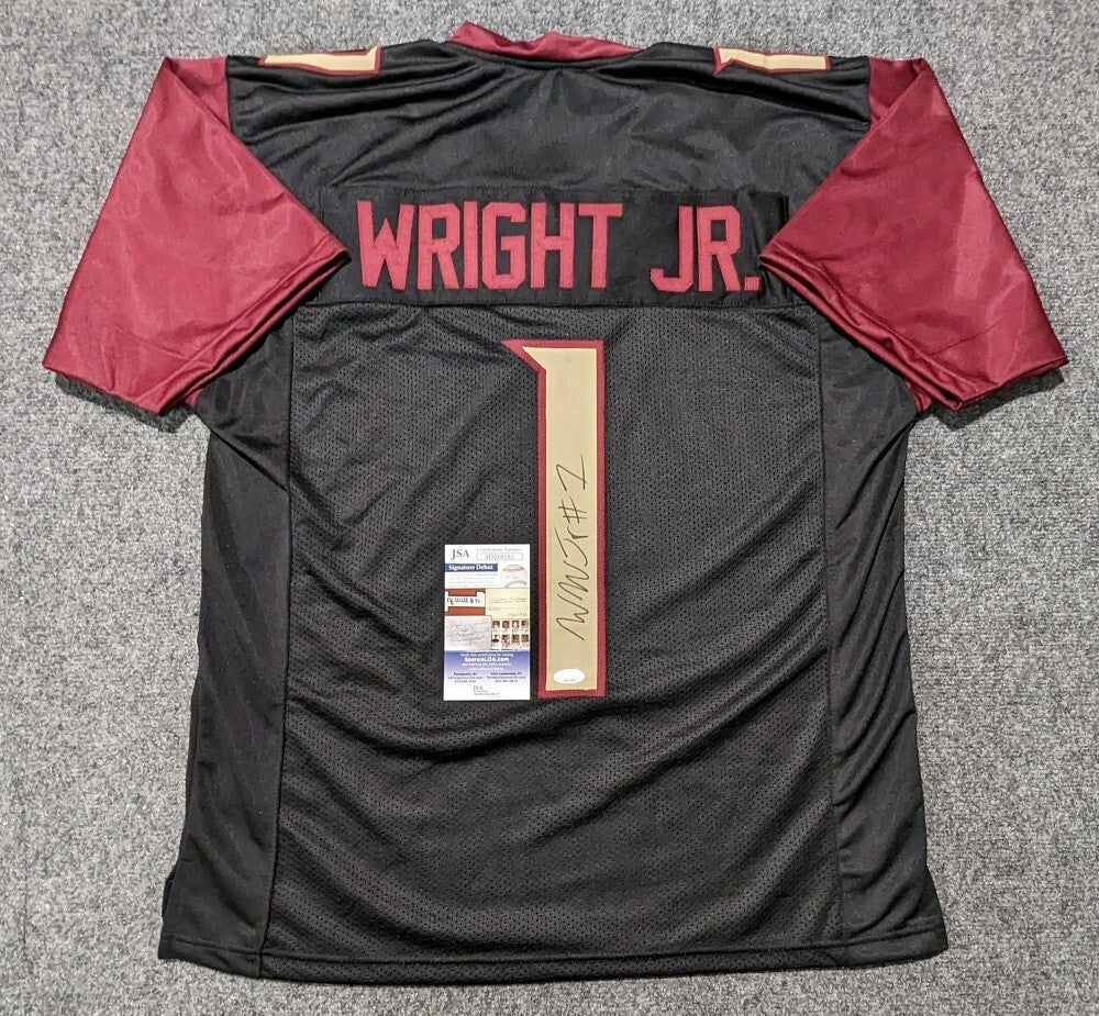 Florida State Seminoles Winston Wright Jr Autographed Signed Jersey Jsa Coa