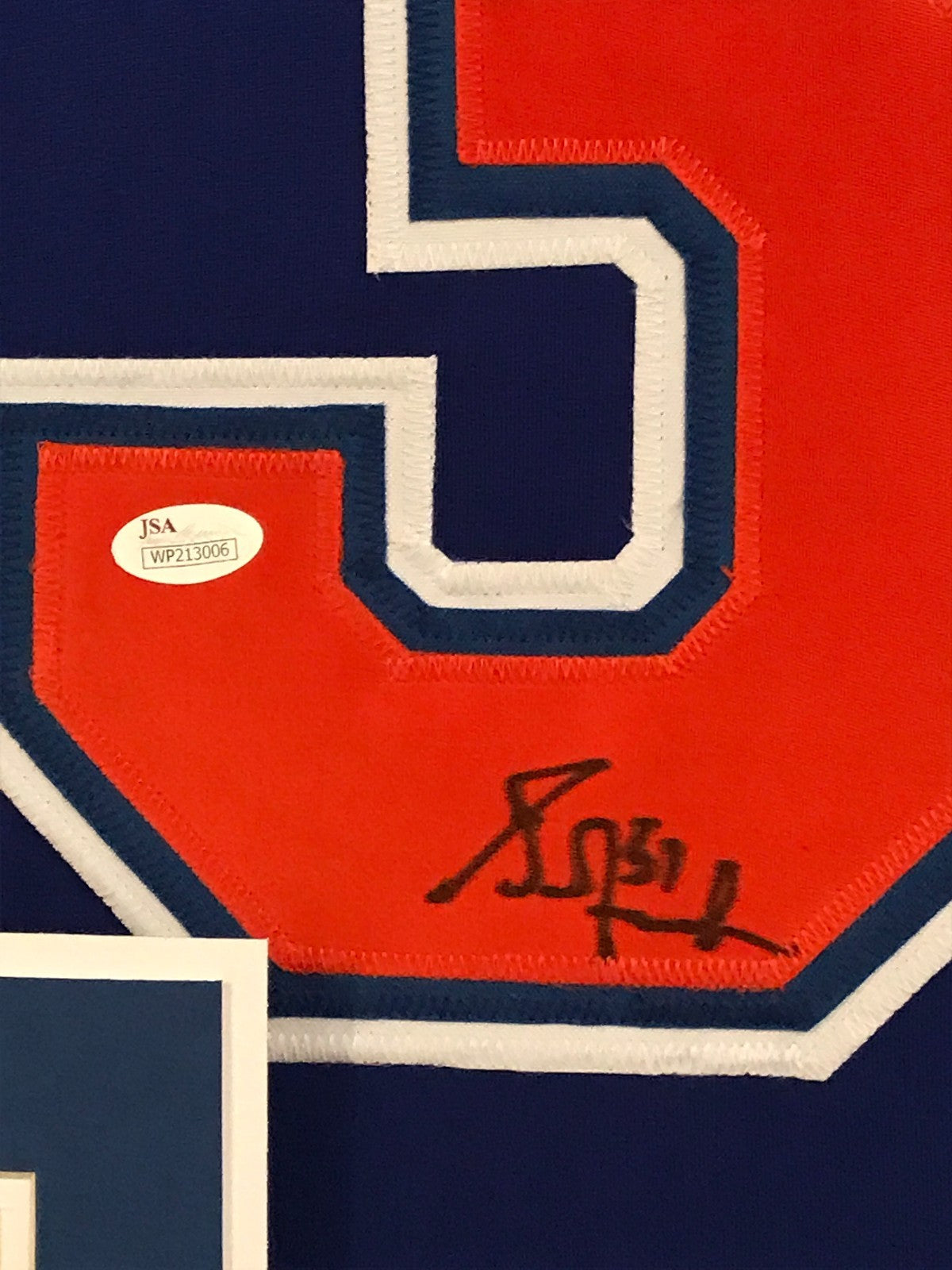 Framed Grant Fuhr Autographed Signed Edmonton Oilers Jersey Jsa Coa