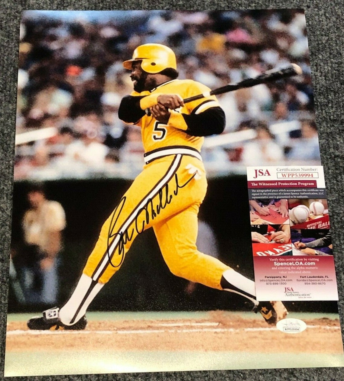 Bill Madlock Autographed Signed Pittsburgh Pirates 11X14 Photo Jsa  Coa