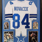 Framed Dallas Cowboys Jay Novacek Autographed Signed Jersey Jsa Coa