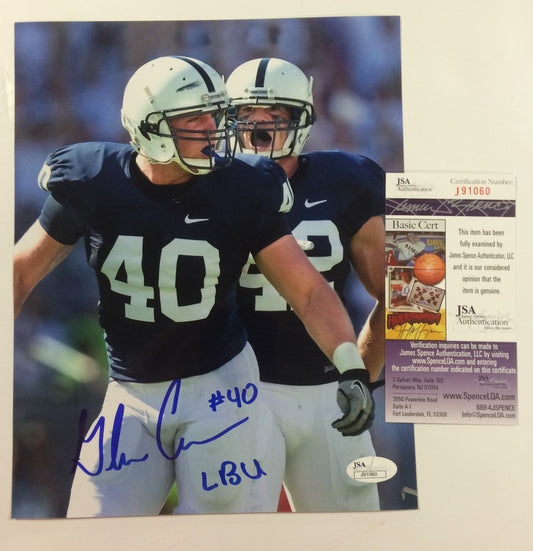 Glenn Carson Autographed Signed Penn State 8X10 Photo Jsa  Coa