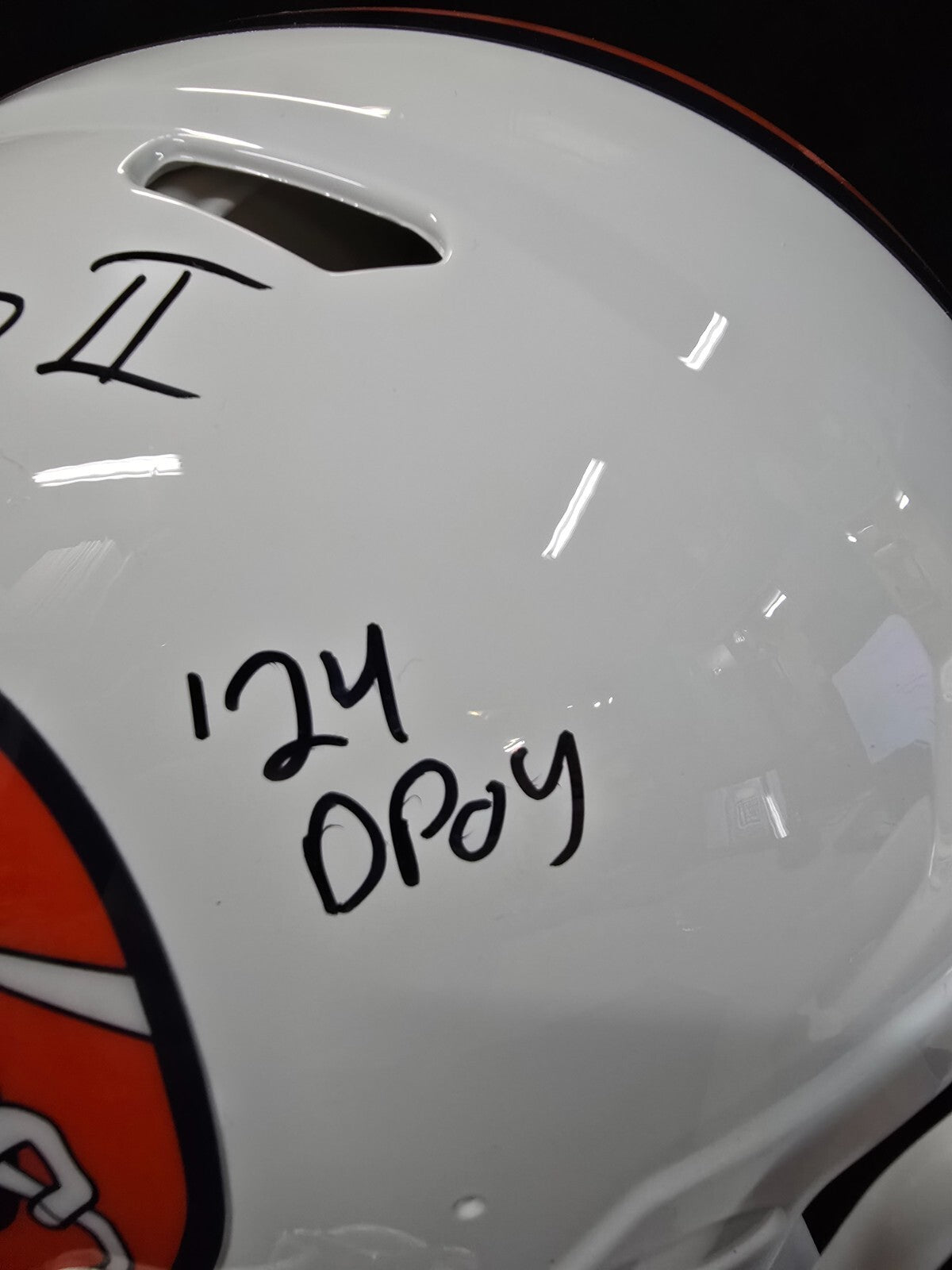 Denver Broncos Pat Surtain Ii Signed Insc Authentic Full Size Helmet Beckett