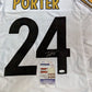 Pittsburgh Steelers Joey Porter Jr Autographed Signed Jersey Jsa Coa