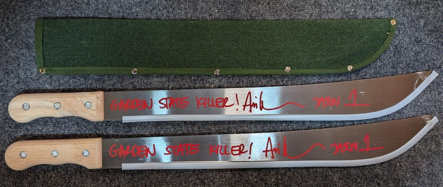 Ari Lehman Signed Inscribed Jason Voorhees Friday The 13Th Machete Jsa Coa
