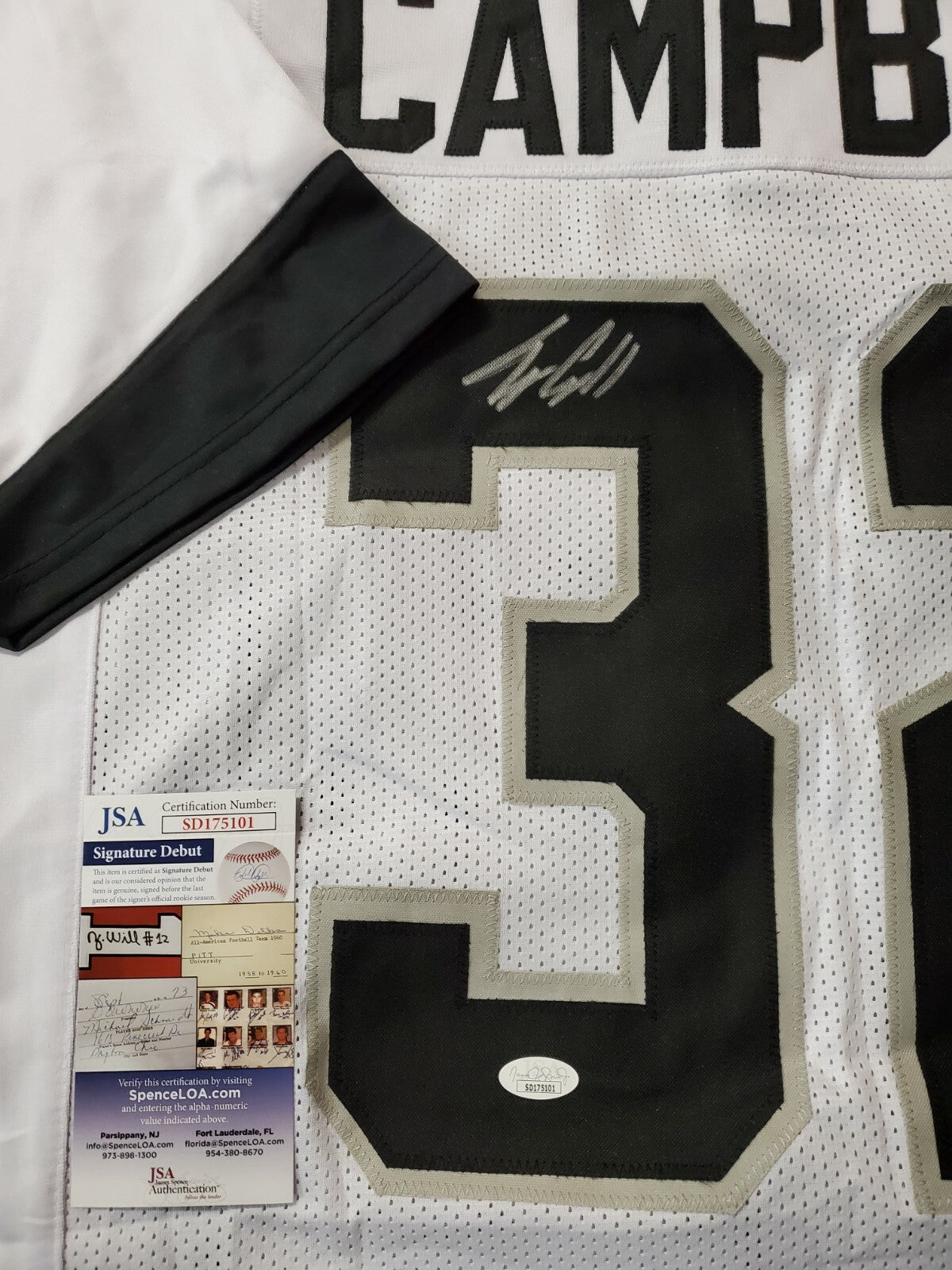 Jacksonville Jaguars Tyson Campbell Autographed Signed Jersey Jsa Coa