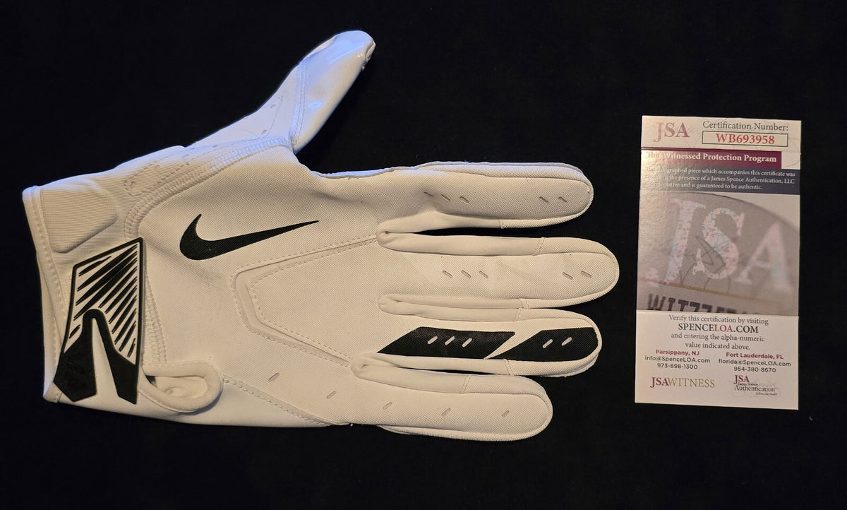 Philadelphia Eagles Nolan Smith Jr Autographed Signed Glove Jsa Coa