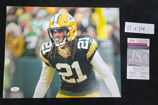 Green Bay Packers Eric Stokes Autographed 11X14 Photo Jsa Coa
