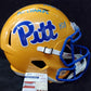 Pitt Panthers Izzy Abanikanda Signed 3X Inscribed Full Size Replica Helmet Jsa