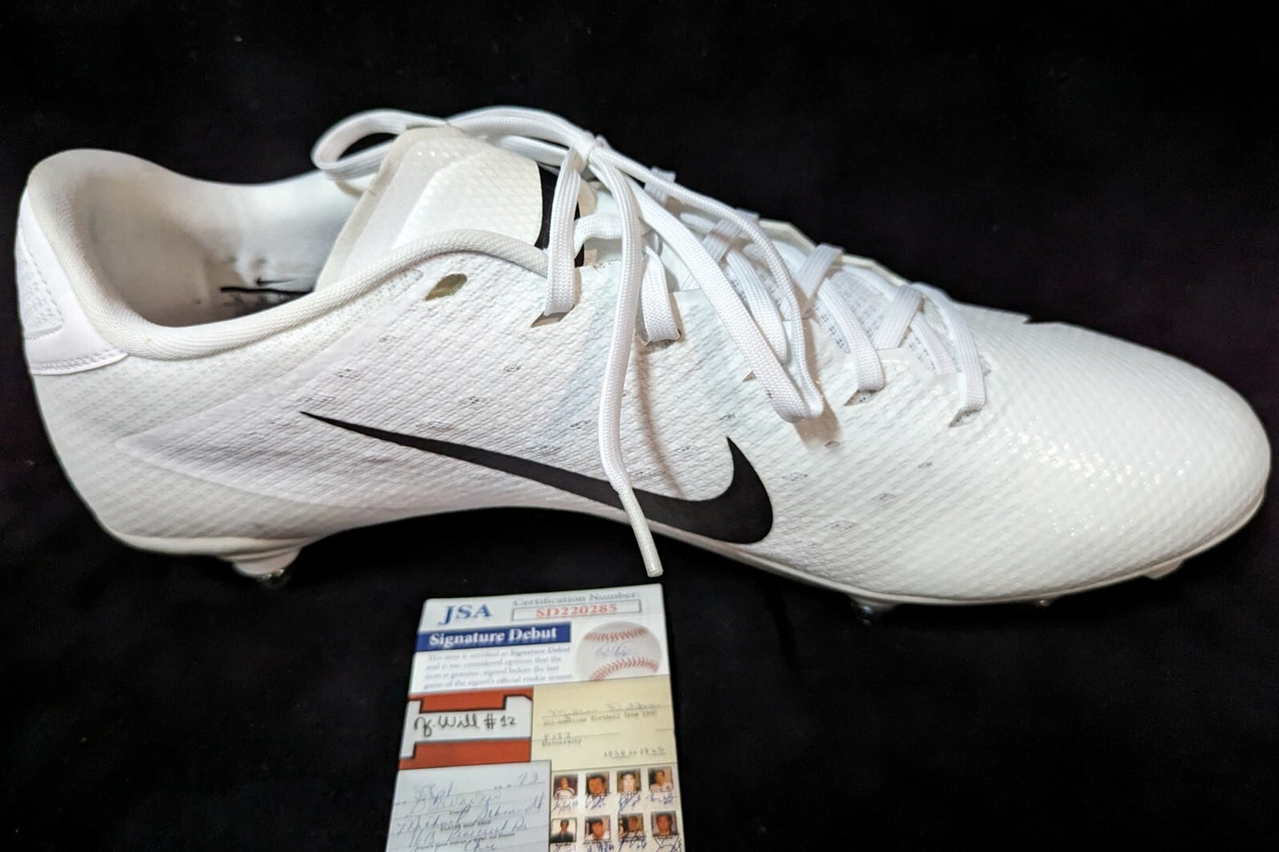 Pittsburgh Steelers Joey Porter Jr Autographed Signed Cleat Jsa Coa