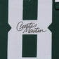 Framed New York Jets Curtis Martin Autographed Signed Jersey Psa Coa