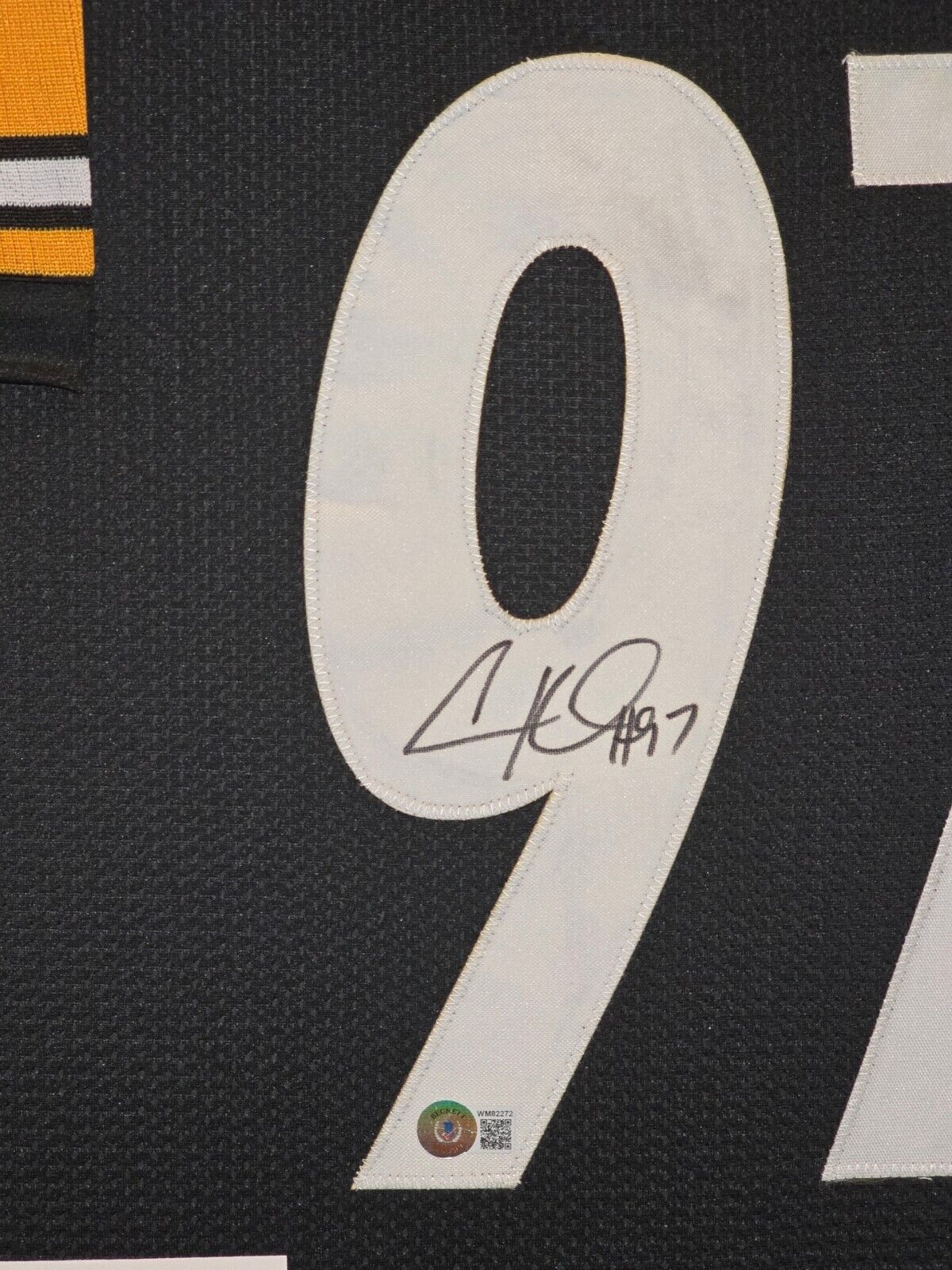 Framed Pittsburgh Steelers Cam Heyward Autographed Signed Jersey Beckett Holo