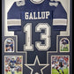 Framed Dallas Cowboys Michael Gallup Autographed Signed Jersey Jsa Coa
