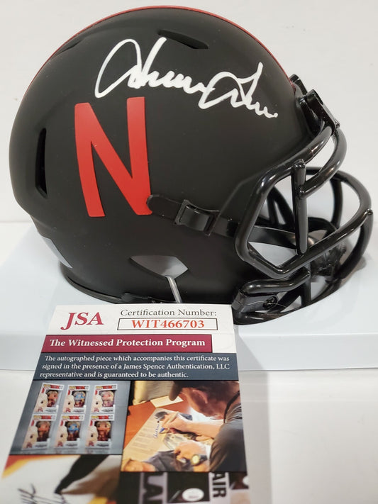 Irving Fryar Autographed Signed Nebraska Cornhuskers Eclipse Mini Helmet Jsa Coa