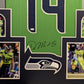 Framed Seattle Seahawks Dk Metcalf Autographed Signed Jersey Jsa Coa