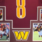 Framed Washington Commanders Brian Robinson Jr Autographed Signed Jersey Beckett