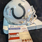 Indianapolis Colts Laiatu Latu Autographed Signed Salute Mini Helmet Jsa Coa