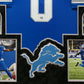 Suede Framed Detroit Lions Jahmyr Gibbs Autographed Signed Jersey Fanatics Holo