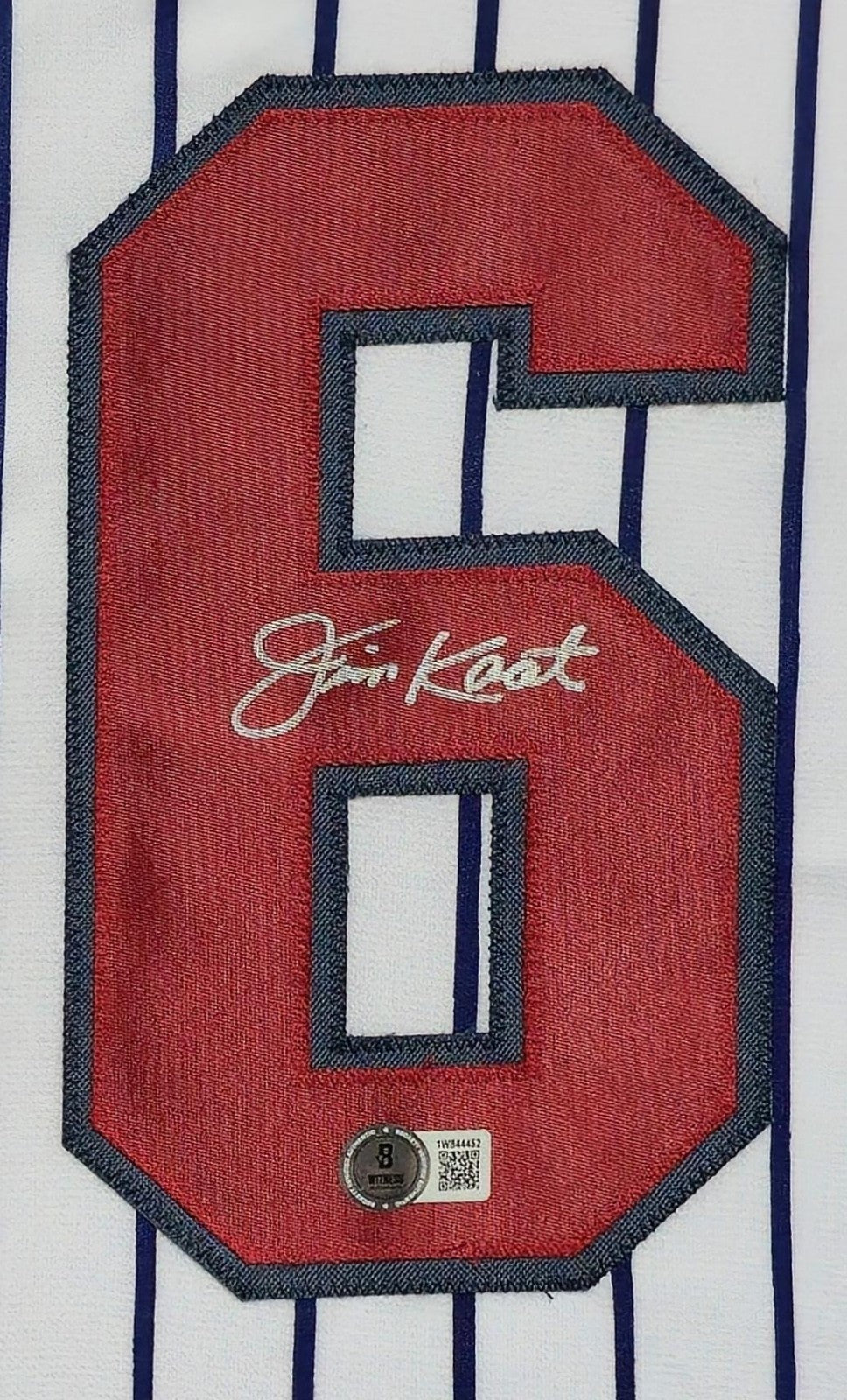 Custom Framed Minnesota Twins Jim Kaat Autographed Signed Jersey Beckett Holo