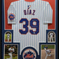 Framed New York Mets Edwin Diaz Autographed Signed Inscribed Jersey Jsa Coa