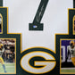 Framed Green Bay Packers Quay Walker Autographed Signed Jersey Beckett Holo