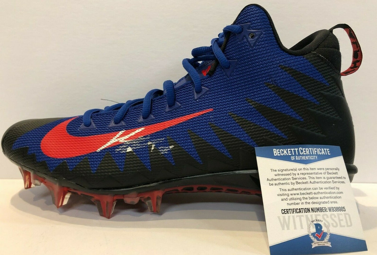 Buffalo Bills John Brown Autographed Signed Nike Cleat Beckett Coa