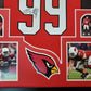 Framed Arizona Cardinals Jj Watt Autographed Signed Jersey Jsa Coa