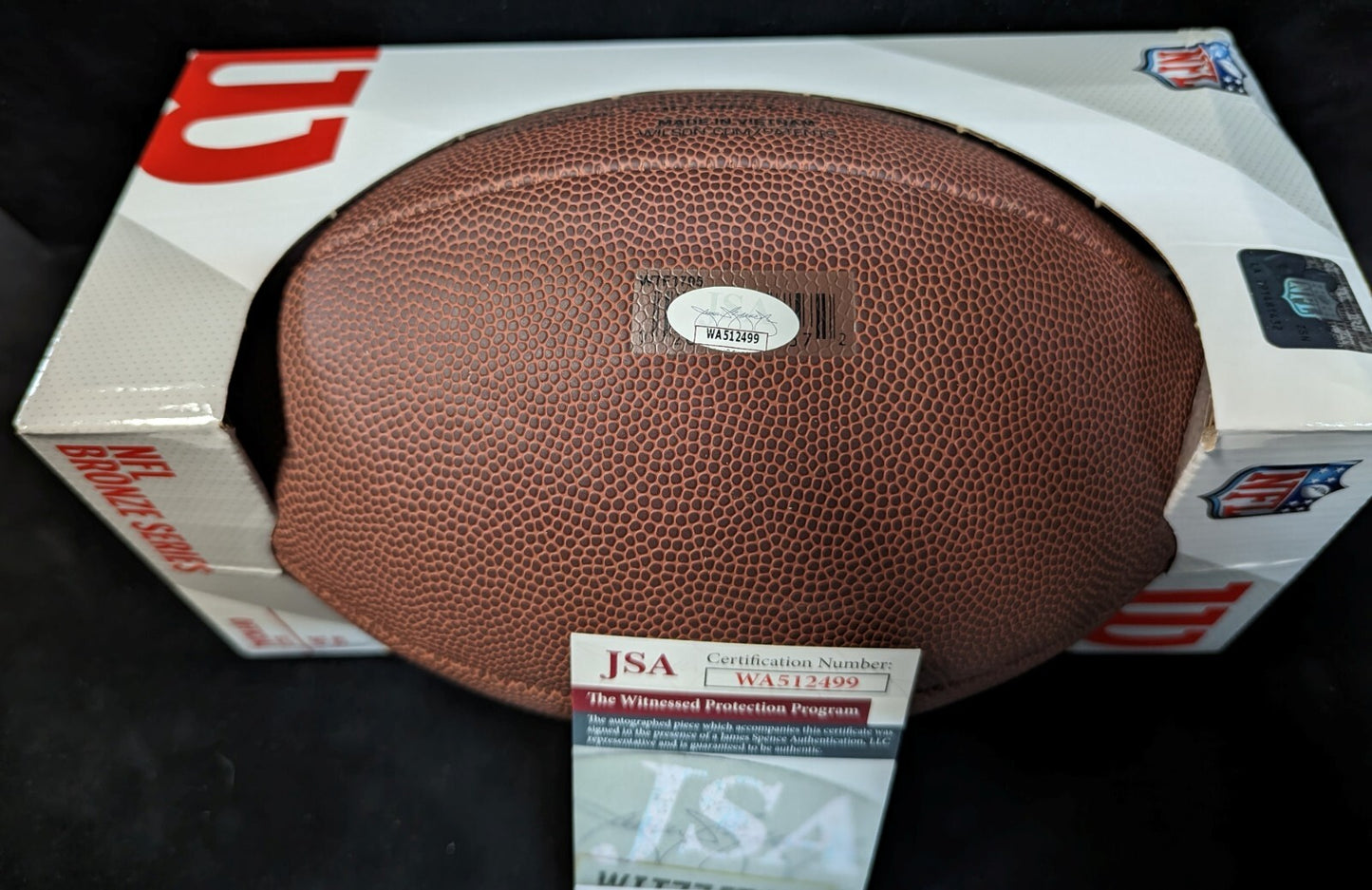 Philadelphia Eagles Fletcher Cox Autographed Signed Football Jsa Coa