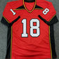 Maryland Terrapins Vernon Davis Autographed Signed Jersey Jsa Coa