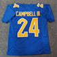 Phil Campbell Iii Unsigned Pitt Panthers Style Custom Jersey