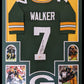 MVP Authentics Framed Green Bay Packers Quay Walker Autographed Signed Jersey Beckett Holo 450 sports jersey framing , jersey framing