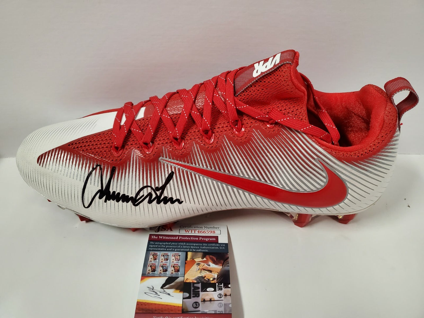 Irving Fryar Autographed Signed Cleat Jsa Coa