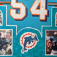 MVP Authentics Framed In Suede Miami Dolphins Zach Thomas Autographed Signed Jersey Jsa Coa 765 sports jersey framing , jersey framing