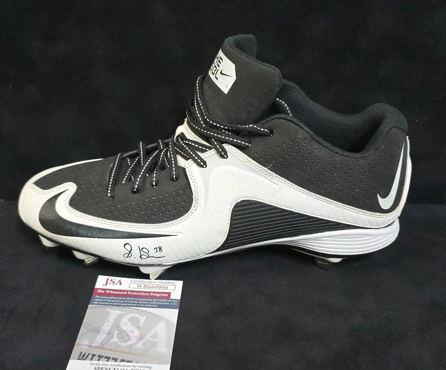 Cleveland Guardians Steven Kwan Autographed Signed Cleat Jsa Coa