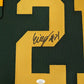 Framed Green Bay Packers Eric Stokes Autographed Signed Jersey Jsa Coa